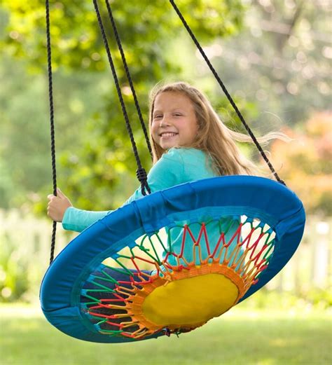 Swings and things - Below you will find all types of swings with names. 1. Tire Swing. Source: Wayfair. Tire swings are something that people think about when they hearken back to the days of old. These swings exude an ample amount of charm, and they can also be quite fun for your children to play with.